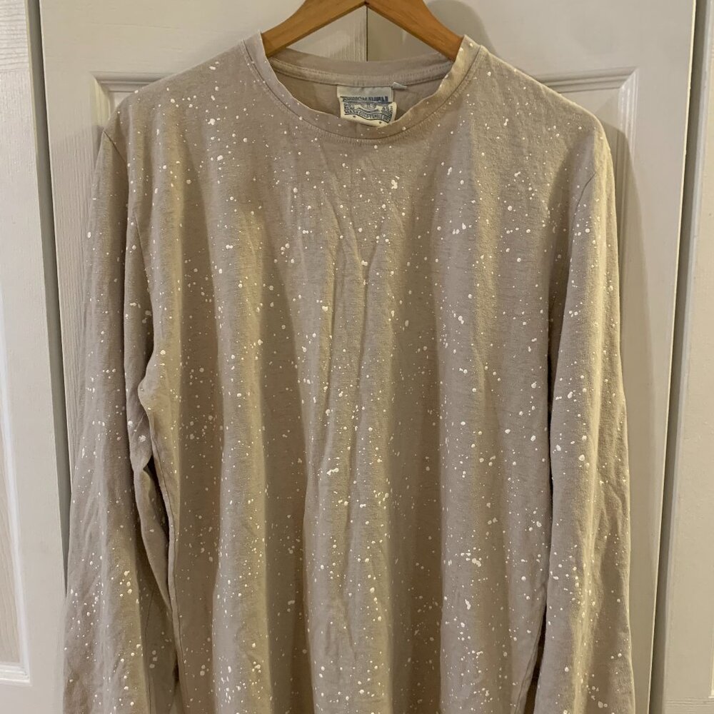 Jungmaven Splatter Baja Long Sleeve Tee - Canvas / XL